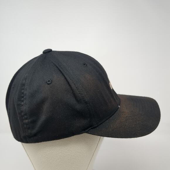 In Capital Fitted Baseball Cap Black XL Embroidered Lightweight Flexfit Yupoong - Picture 5 of 9